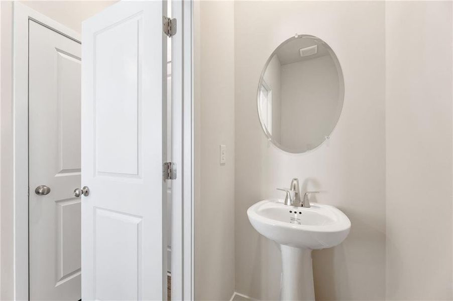 Furnished interior view inside a new home in Sherwood Square, Flowery Branch (Image 8).