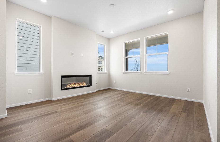 Spacious, unfurnished interior of a new home in Barefoot Village, Firestone (Image 30). Spacious, unfurnished interior of a new home in Barefoot Village, Firestone (Image 30).