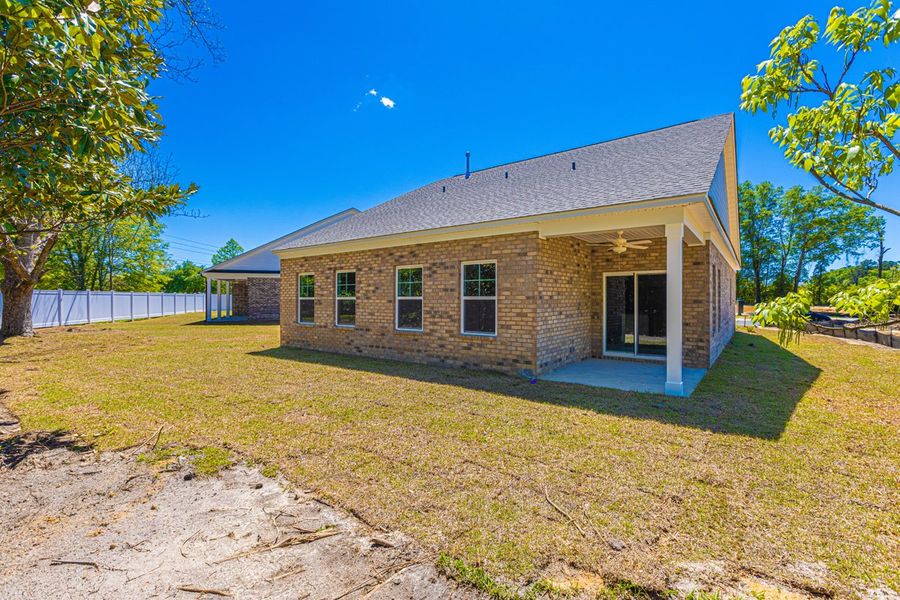 Representative exterior photo of a completed home built from the Habersham II by Great Southern Homes in Old Charleston Acres, Pelion, SC (Image 26).