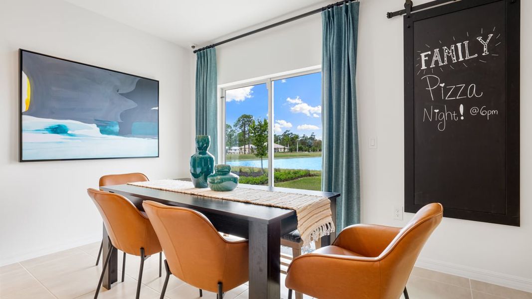 Representative furnished interior of a home built from the Eagle by Taylor Morrison in Coopers Meadow, Jacksonville (Image 11).