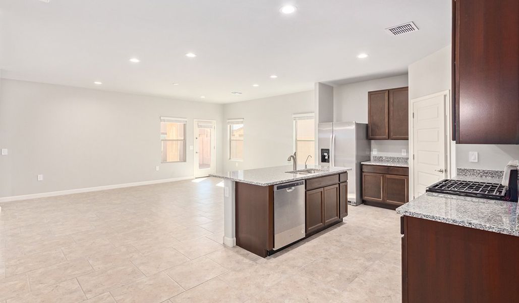 Furnished interior view inside a new home in Sycamore Vista, Vail (Image 4). Furnished interior view inside a new home in Sycamore Vista, Vail (Image 4).