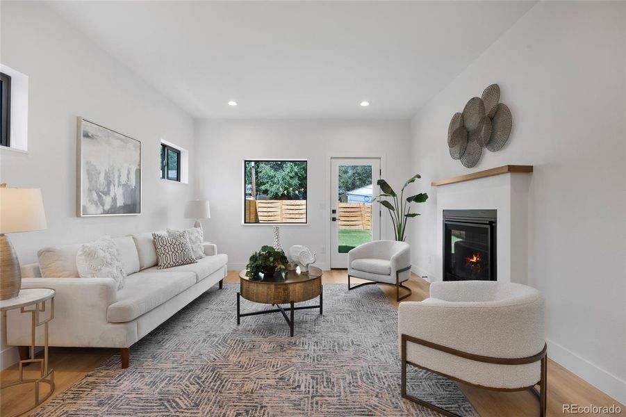 Furnished interior view inside a new home in , Denver (Image 41).