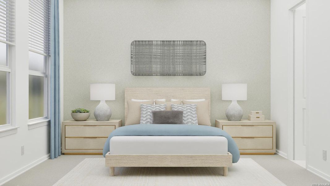 Furnished interior view inside a new home in Gatehouse, New Braunfels (Image 16).