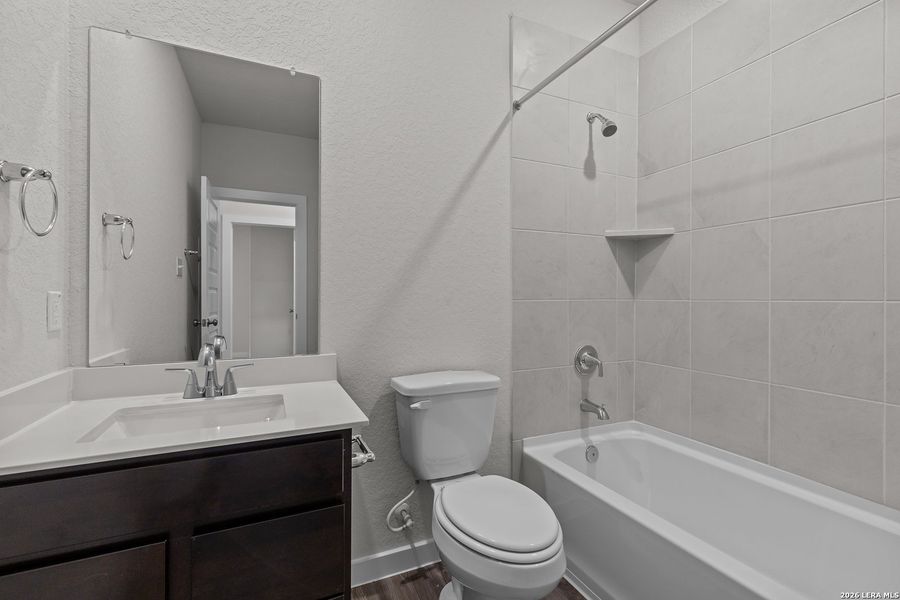 Furnished interior view inside a new home in Mesa Vista, San Antonio (Image 5). Furnished interior view inside a new home in Mesa Vista, San Antonio (Image 5).