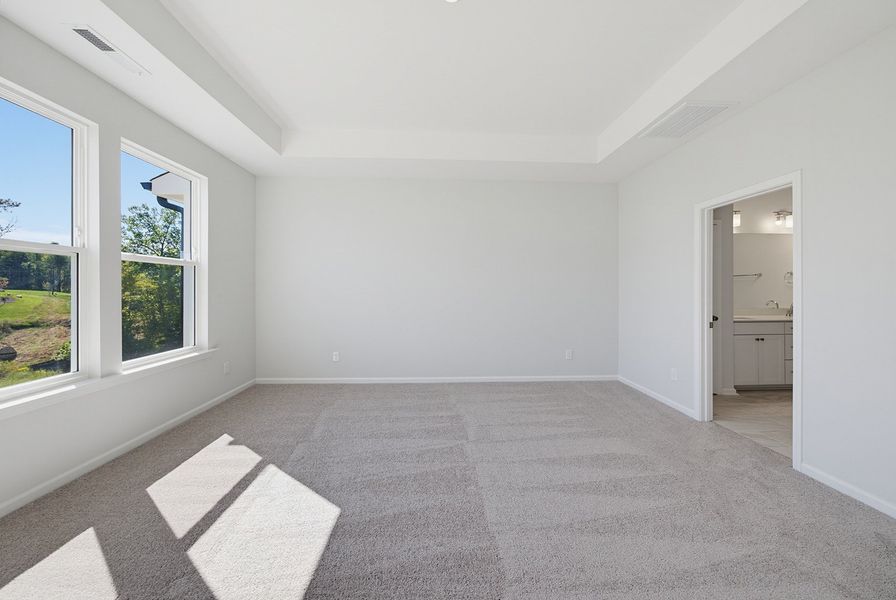 Spacious, unfurnished interior of a new home in Sweetbrier, Durham (Image 20).