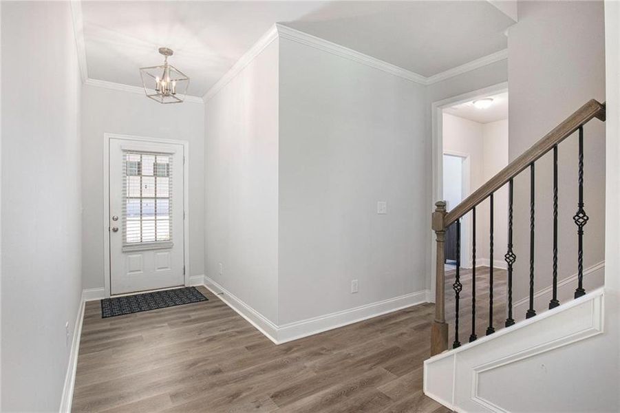 Spacious, unfurnished interior of a new home in Hellen Valley, Braselton (Image 20). Spacious, unfurnished interior of a new home in Hellen Valley, Braselton (Image 20).
