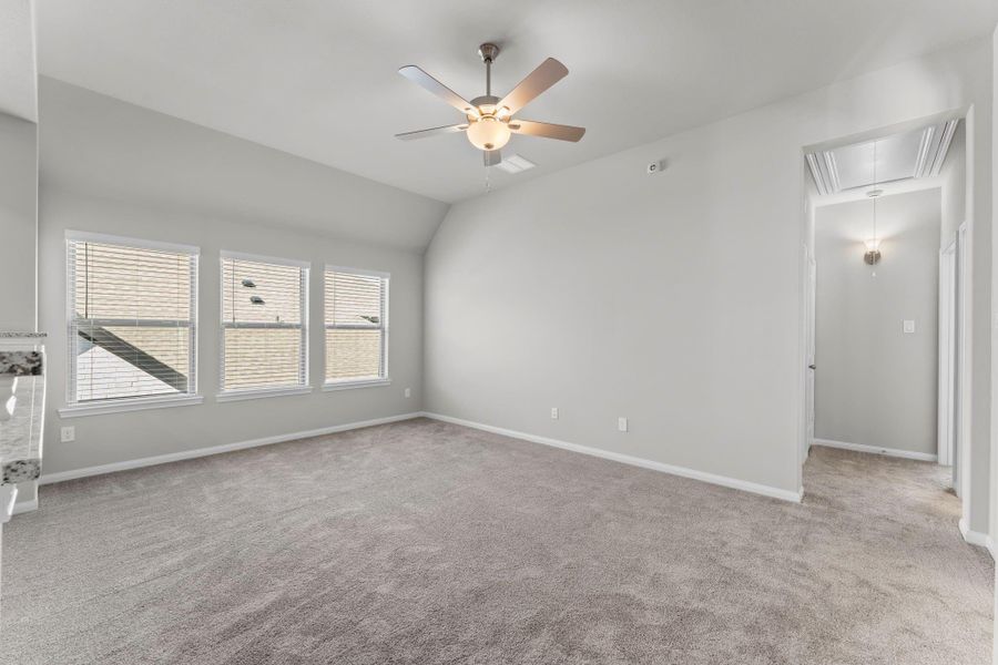 Spacious, unfurnished interior of a new home in The Highlands, Porter (Image 35). Spacious, unfurnished interior of a new home in The Highlands, Porter (Image 35).