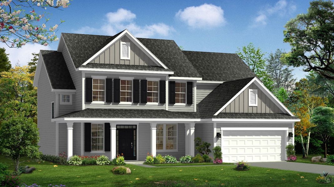 Image 4 representing the Arlington by DRB Homes in Blake Pond, Lillington, NC.