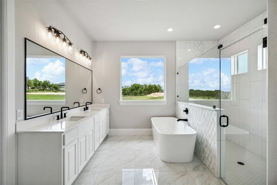 Furnished interior view inside a new home in , Weatherford (Image 8).