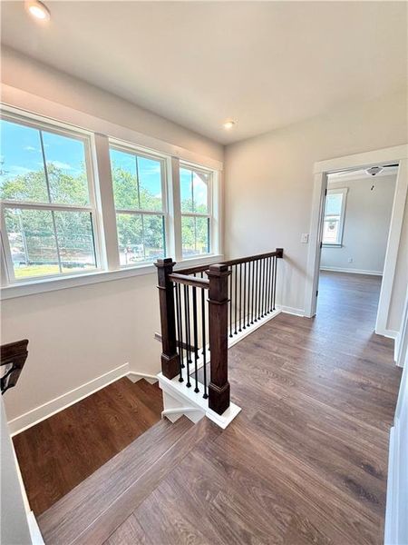 Spacious, unfurnished interior of a new home in The Groves at Myrtle, Roswell (Image 22). Spacious, unfurnished interior of a new home in The Groves at Myrtle, Roswell (Image 22).