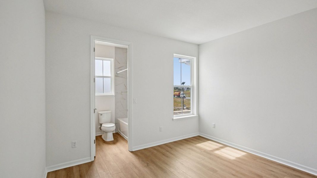 Furnished interior view inside a new home in Isla Mirada, San Antonio (Image 24).