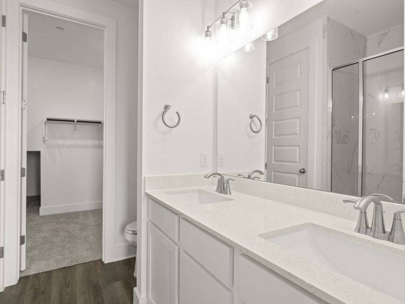 Furnished interior view inside a new home in Avery Centre, Round Rock (Image 8).