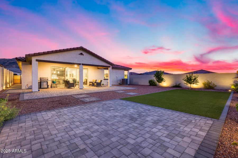 In ground lighting with auto feature In ground lighting with auto feature