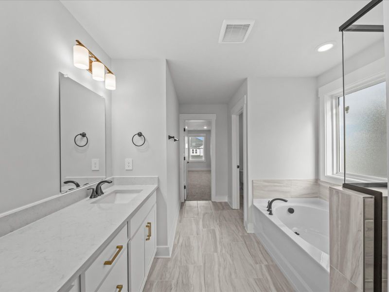 Furnished interior view inside a new home in Cedar Shoals - Signature Collection, Piedmont (Image 5).