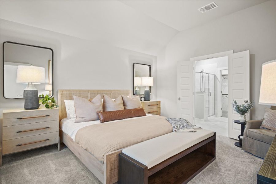 Furnished interior view inside a new home in Prairie Winds, Hutto (Image 28). Furnished interior view inside a new home in Prairie Winds, Hutto (Image 28).