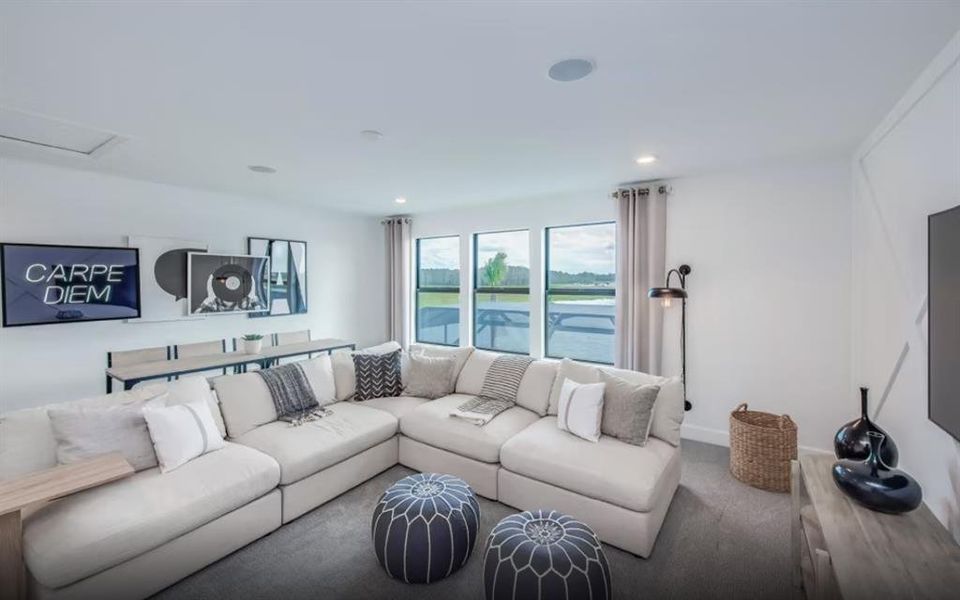 Furnished interior view inside a new home in Linden Grove, Powder Springs (Image 13). Furnished interior view inside a new home in Linden Grove, Powder Springs (Image 13).