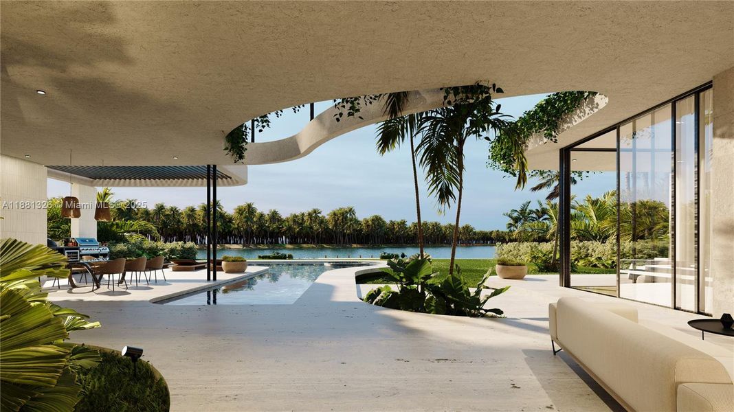 Furnished interior view inside a new home in , Hollywood (Image 5). Furnished interior view inside a new home in , Hollywood (Image 5).