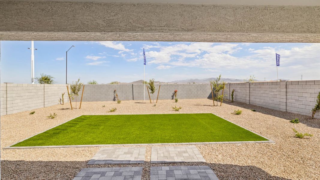 Exterior details and patio area of a home in Remington, Buckeye (Image 3).