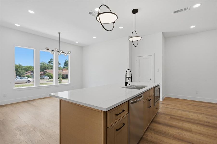 Furnished interior view inside a new home in , Dallas (Image 6). Furnished interior view inside a new home in , Dallas (Image 6).