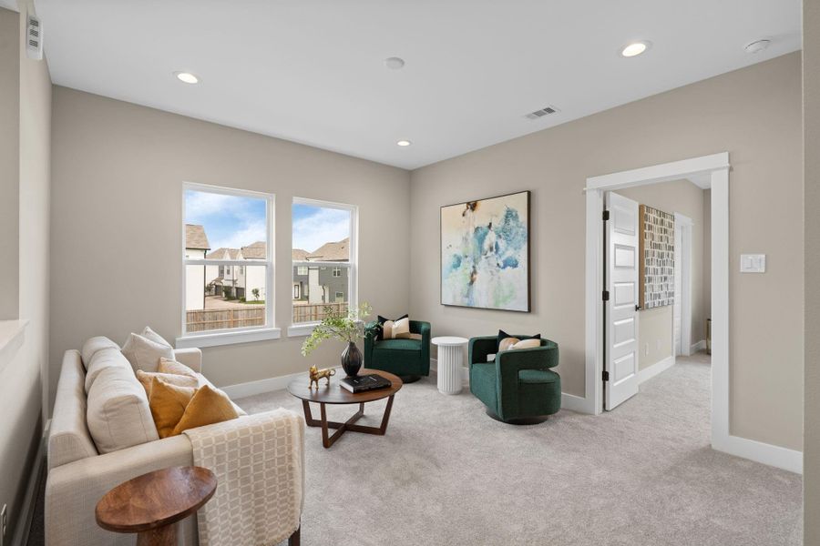 Furnished interior view inside a new home in , Houston (Image 10). Furnished interior view inside a new home in , Houston (Image 10).