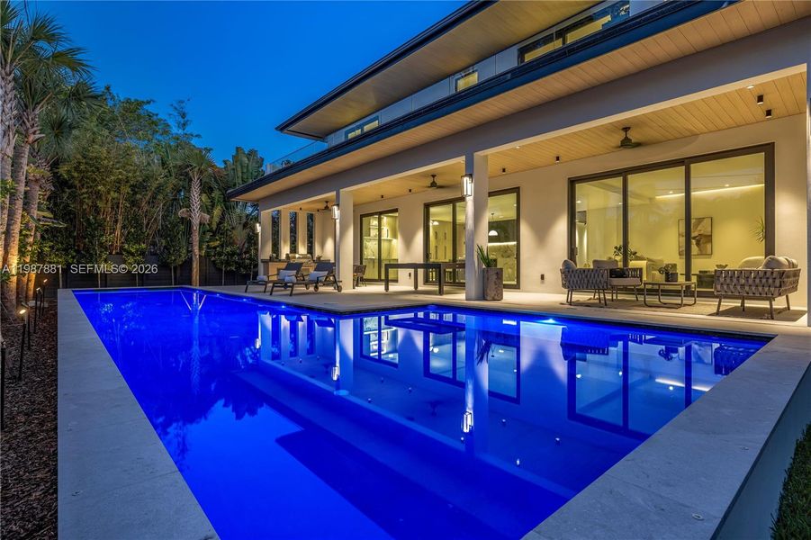 Exterior details and patio area of a home in , Miami (Image 47).