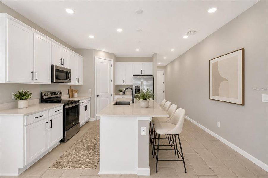 Furnished interior view inside a new home in Seasons at Lakeside Forest, Tavares (Image 16).