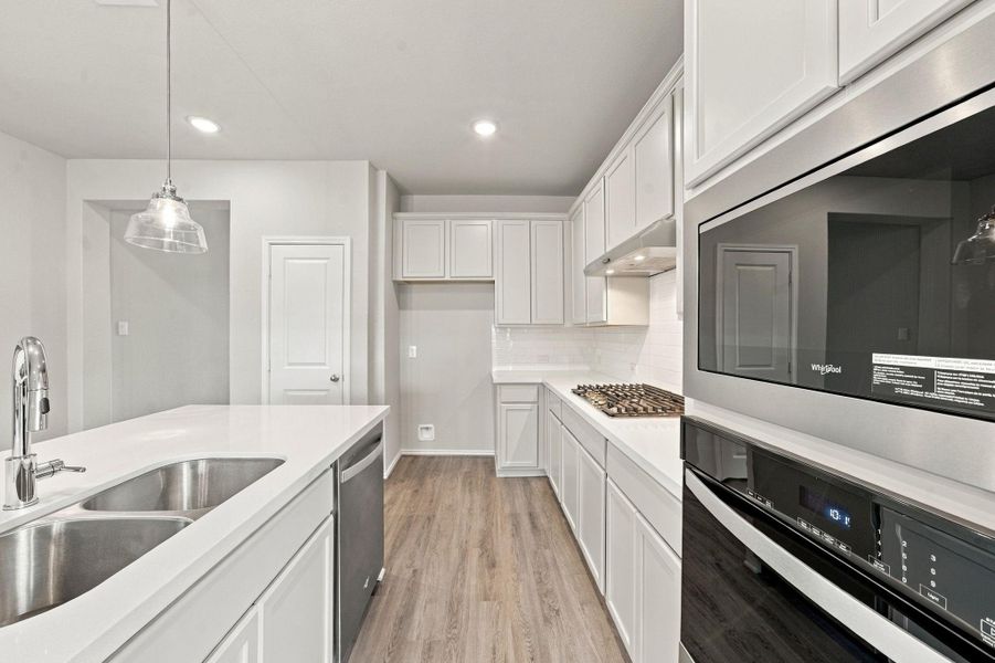Furnished interior view inside a new home in The Trails, New Caney (Image 11).