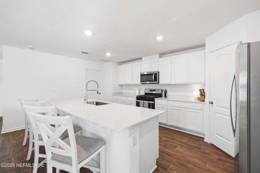 Furnished interior view inside a new home in , St. Augustine (Image 8).