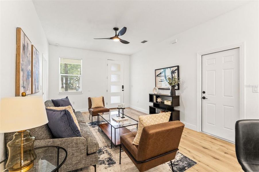 Furnished interior view inside a new home in , Tampa (Image 12).