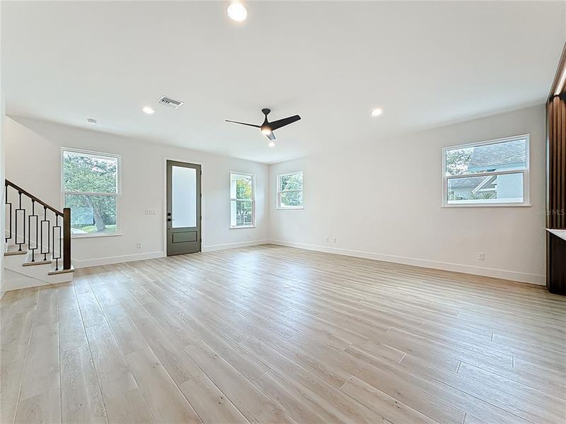 Great Room. Front door. Great Room. Front door.