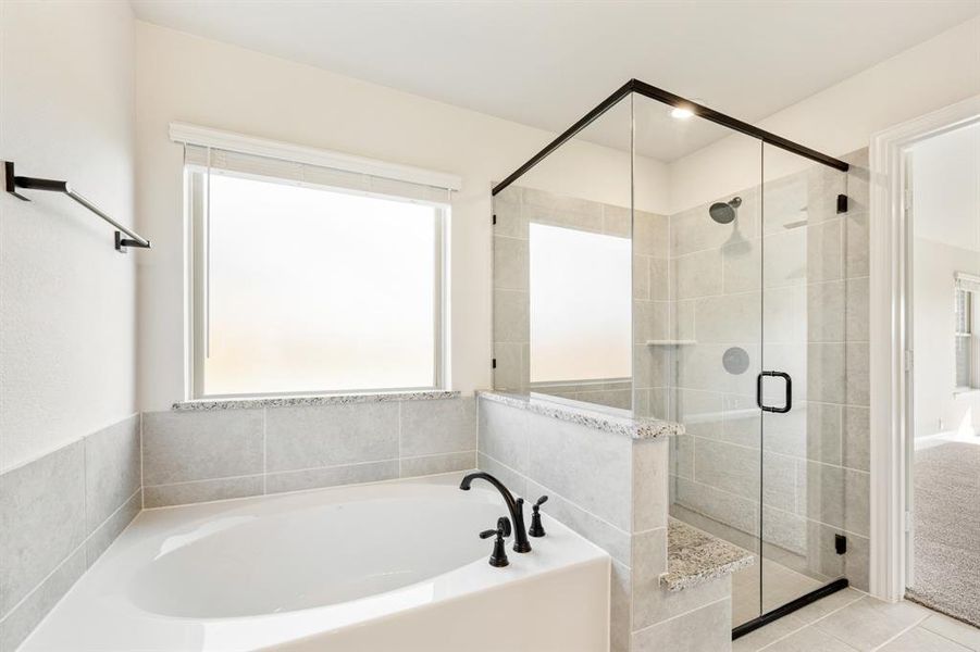 Furnished interior view inside a new home in Coyote Crossing, Godley (Image 14).