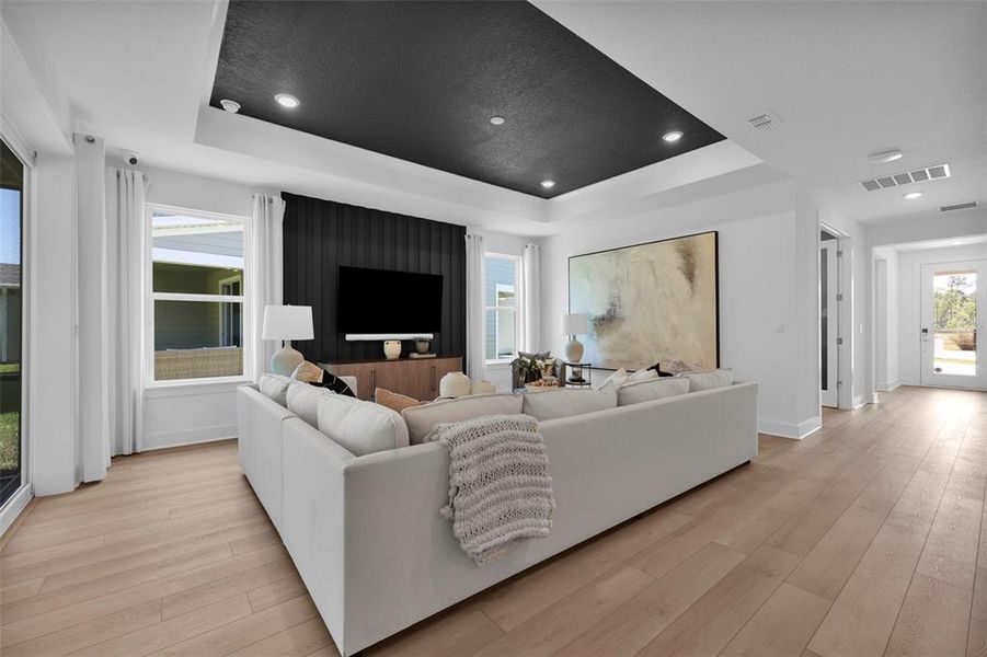 Furnished interior view inside a new home in Lakeview Estates, Palm Coast (Image 3).