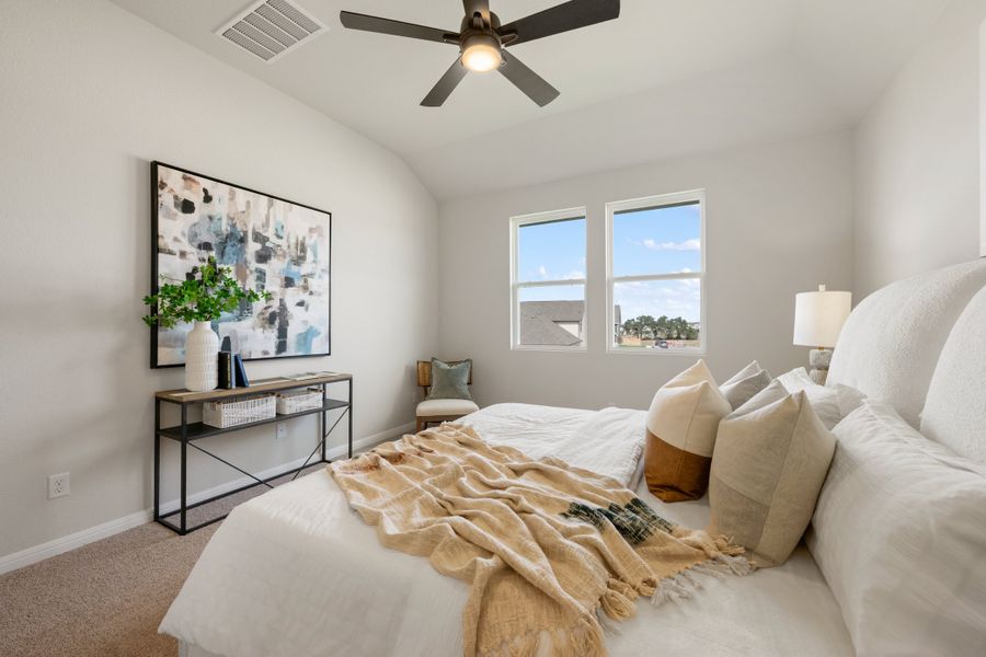 Representative furnished interior of a home built from the Granbury by Ashton Woods in The Trails at Carmel, Pflugerville (Image 33).