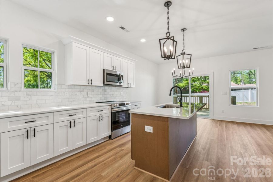 Furnished interior view inside a new home in , Harrisburg (Image 6). Furnished interior view inside a new home in , Harrisburg (Image 6).
