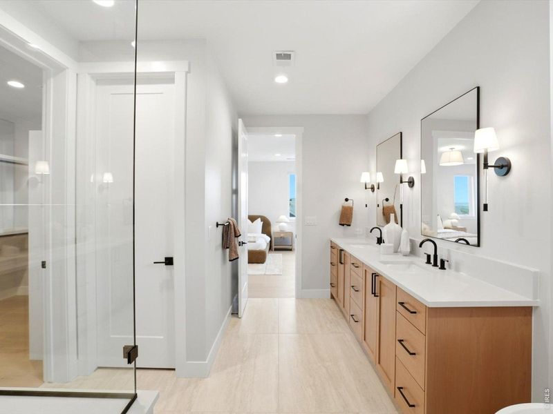 Furnished interior view inside a new home in , Louisville (Image 38).
