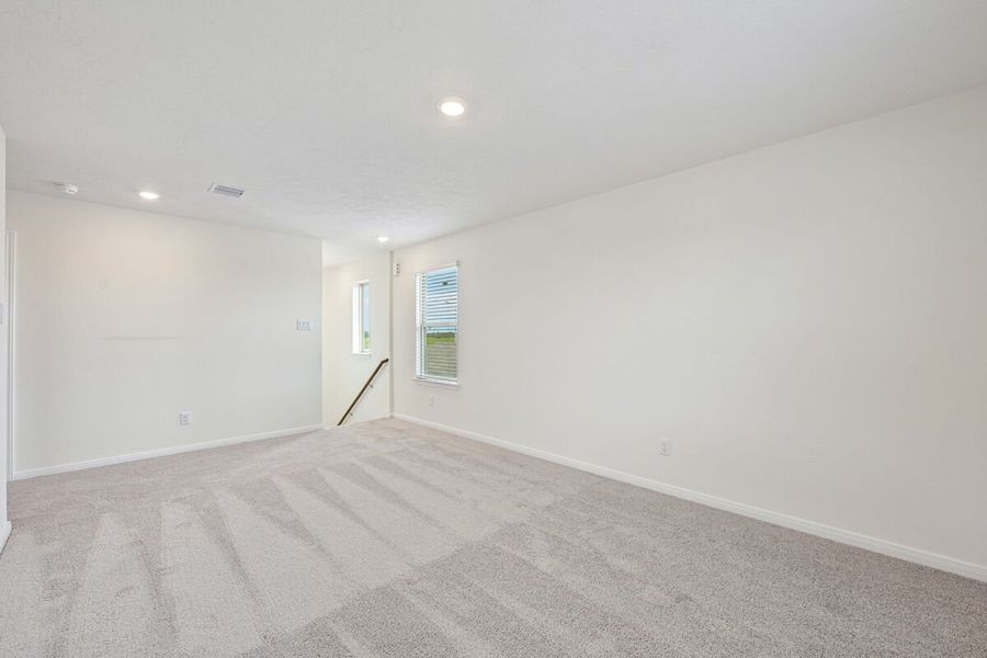 Spacious, unfurnished interior of a new home in Saddlebrook Trails, Beasley (Image 28). Spacious, unfurnished interior of a new home in Saddlebrook Trails, Beasley (Image 28).