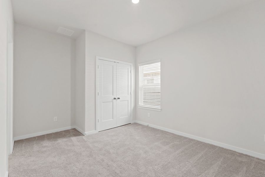 A room with white doors. A room with white doors.
