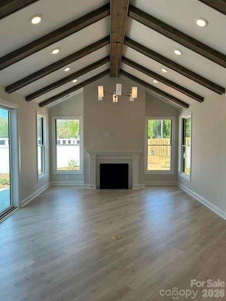 Spacious, unfurnished interior of a new home in The Courtyards at Hodges Farm, Charlotte (Image 21).