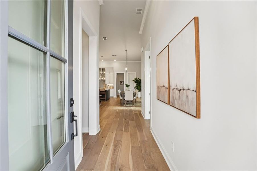 Furnished interior view inside a new home in Promenade at Sawnee Village, Cumming (Image 19).