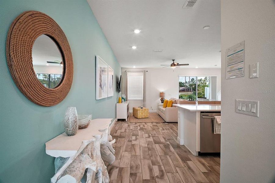 Furnished interior view inside a new home in , Kissimmee (Image 10). Furnished interior view inside a new home in , Kissimmee (Image 10).