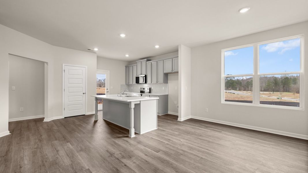 Representative furnished interior of a home built from the Ashmore by D.R. Horton in Brookland Commons, Monroe (Image 5).