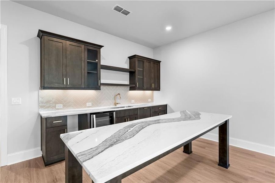 Furnished interior view inside a new home in Waterside Single Family, Peachtree Corners (Image 30).