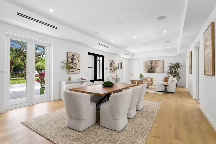 Furnished interior view inside a new home in , South Miami (Image 12). Furnished interior view inside a new home in , South Miami (Image 12).