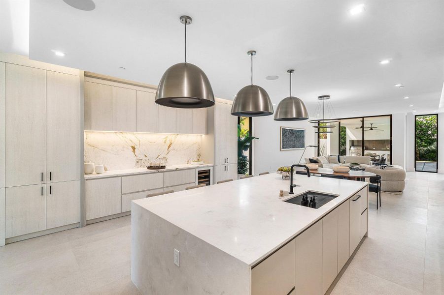 Furnished interior view inside a new home in , Delray Beach (Image 10).