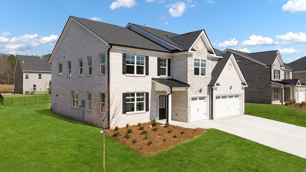 Representative exterior photo of a completed home built from the Jean Lee by D.R. Horton in Westland, Bogart, GA (Image 24).