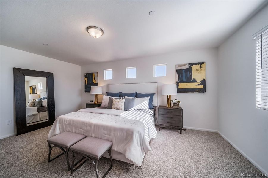Furnished interior view inside a new home in , Commerce City (Image 18).