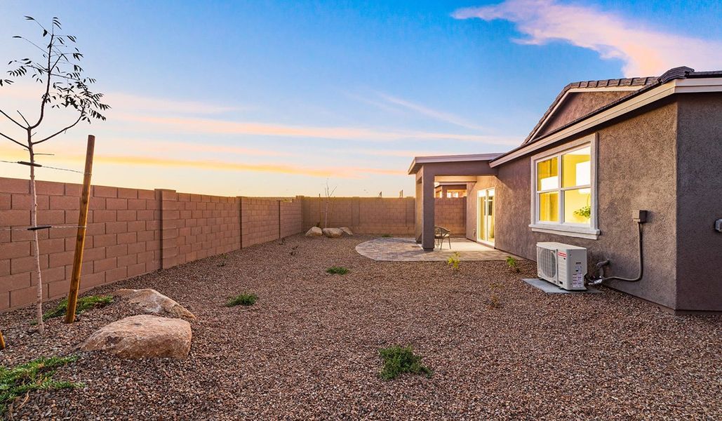 Exterior details and patio area of a home in Entrada Del Toro at Rancho Sahuarita, Sahuarita (Image 23). Exterior details and patio area of a home in Entrada Del Toro at Rancho Sahuarita, Sahuarita (Image 23).