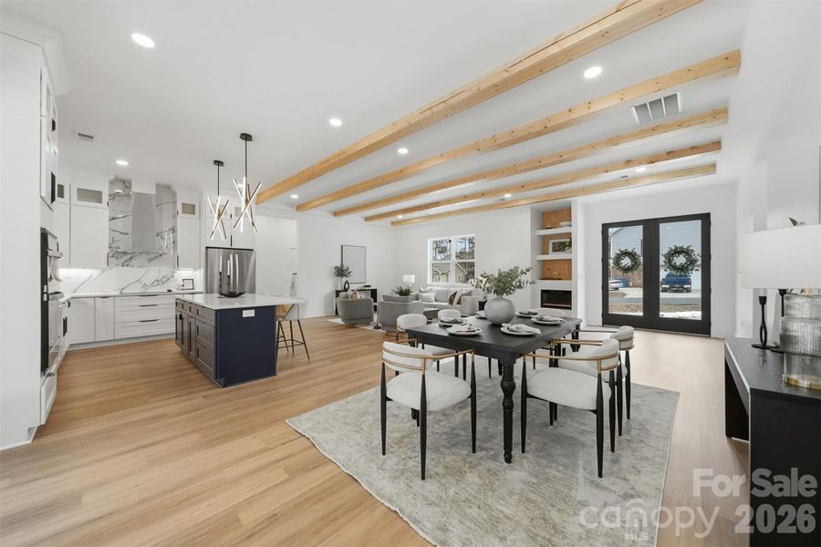 Furnished interior view inside a new home in , Bethlehem (Image 5).