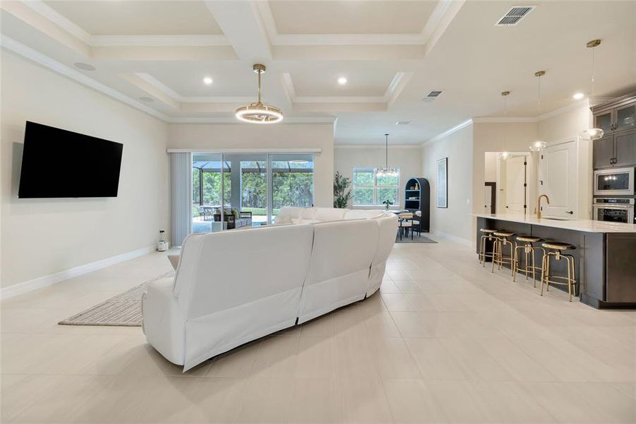 Furnished interior view inside a new home in , Orlando (Image 17).