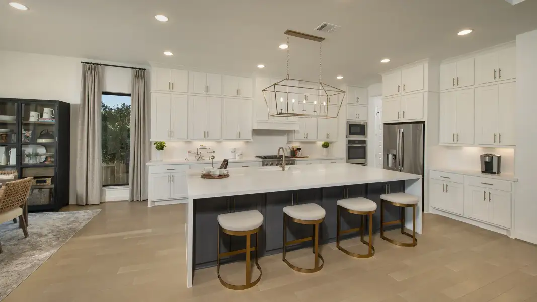Representative furnished interior of a home built from the 4428S by Perry Homes in Elyson, Katy (Image 12).